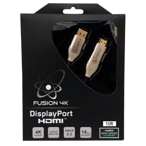 Fusion4k displayport to hdmi 10 ft